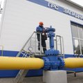 Rusija per Ukrainą į Europą pumpuoja mažiau dujų