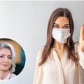 Dermatologė – apie netikėtus pliusus, kuriuos suteikia kaukės dėvėjimas: apsaugos ne tik nuo viruso