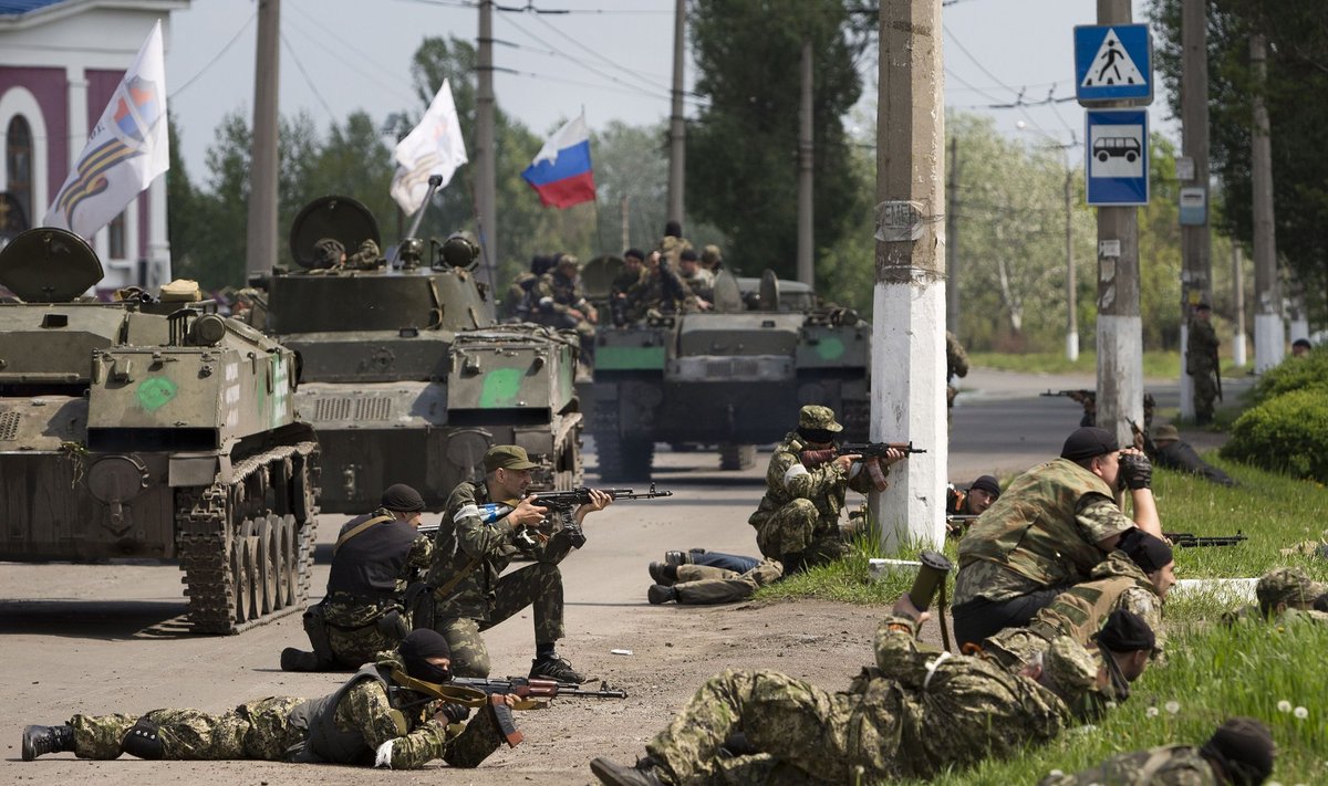 Prorusiški separatistai Rytų Ukrainoje
