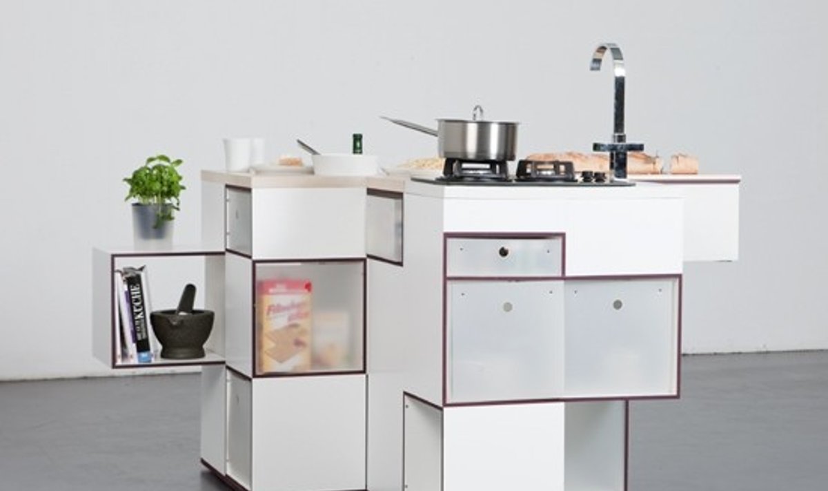 R.Schierjotto ir U.Kohlo sukurti virtuvės baldai (designboom nuotr.) 