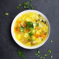 Raugintų agurkėlių sriuba