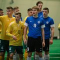 Lietuvos 19-mečiai futbolininkai nugalėjo Estijos bendraamžius