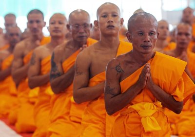 Budistų vienuolių malda