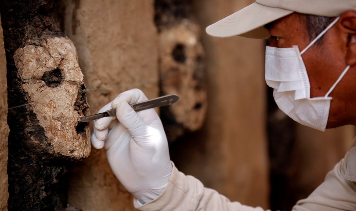 Peru archeologai rado ikikolumbinio laikotarpio statulas