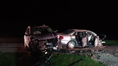 Girtas „beteisis“ vairuotojas sukėlė didžiulę avariją kelyje Vilnius–Prienai–Marijampolė