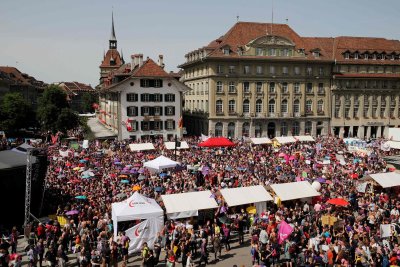 Moterų protestai Šveicarijoje