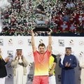 Turnyre Dubajuje triumfavo Šveicarijos tenisininkas