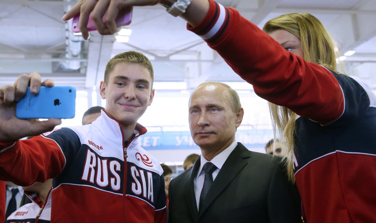 Vladimiras Putinas ir Rusijos sportininkai