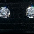 Niujorke eksponuojama didžiausių rankomis šlifuotų identiškų deimantų pora