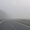Jurbarko, Šakių ir Vilkaviškio rajonuose eismo sąlygas sunkina rūkas