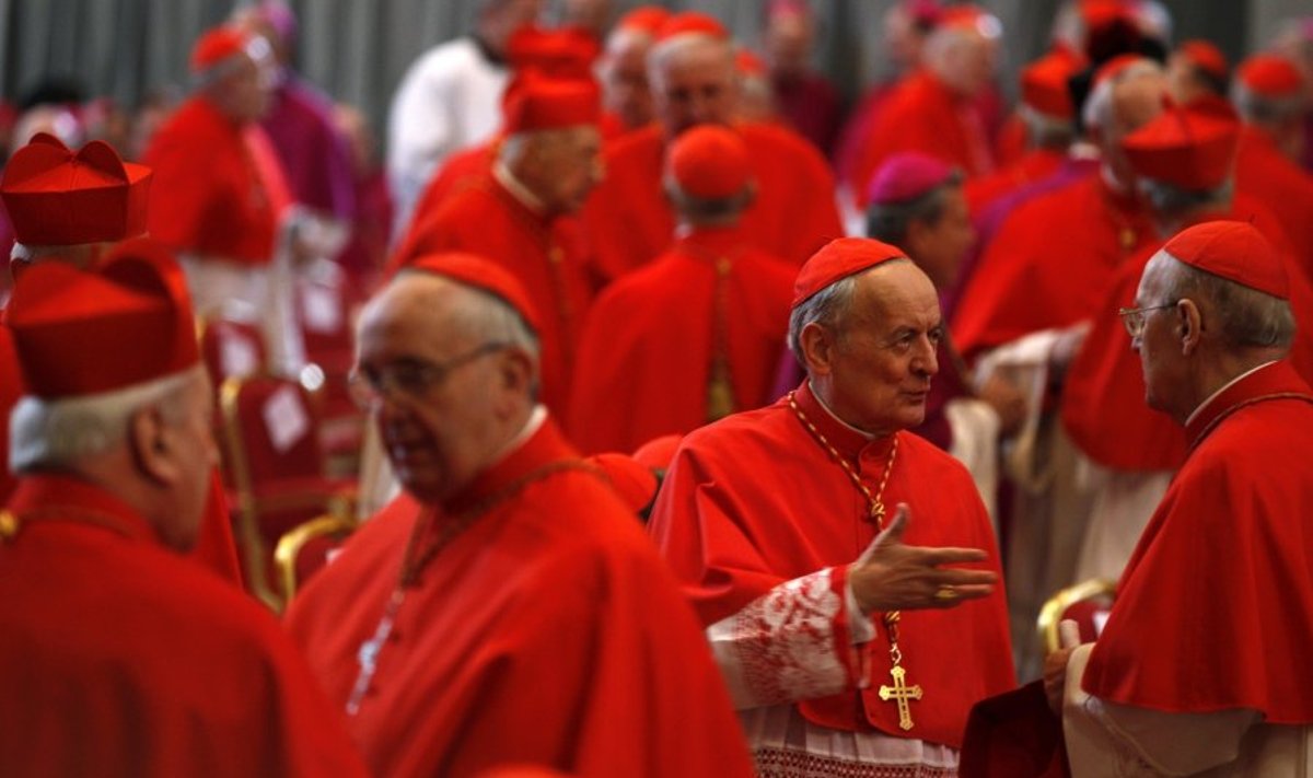 Popiežius Benediktas XVI paskyrė naujus kardinolus