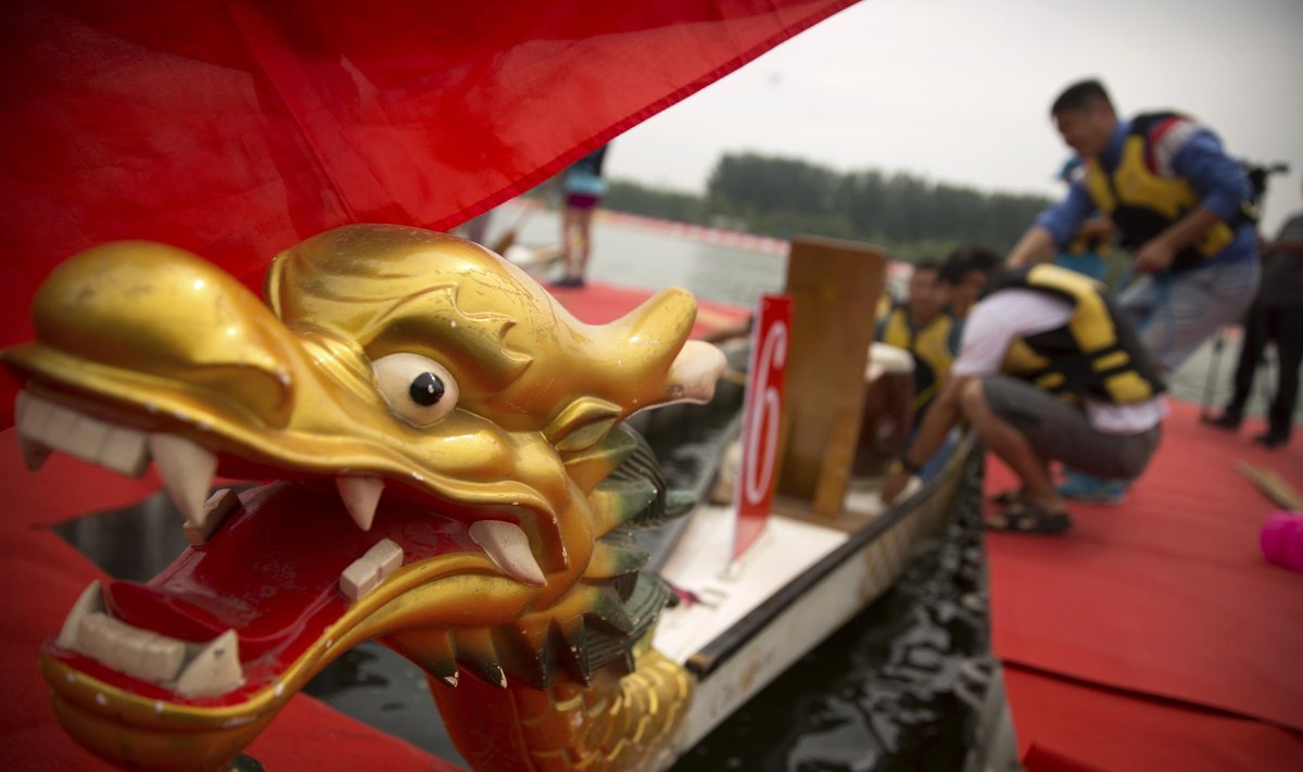 Drakono valčių festivalis Kinijoje