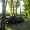 Kauno rajone „Opel“ rėžėsi į medį: medikai konstatavo vairuotojo mirtį