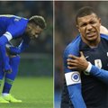 PSG košmaras – traumuoti su nacionalinėmis ekipomis žaidę Mbappe ir Neymaras