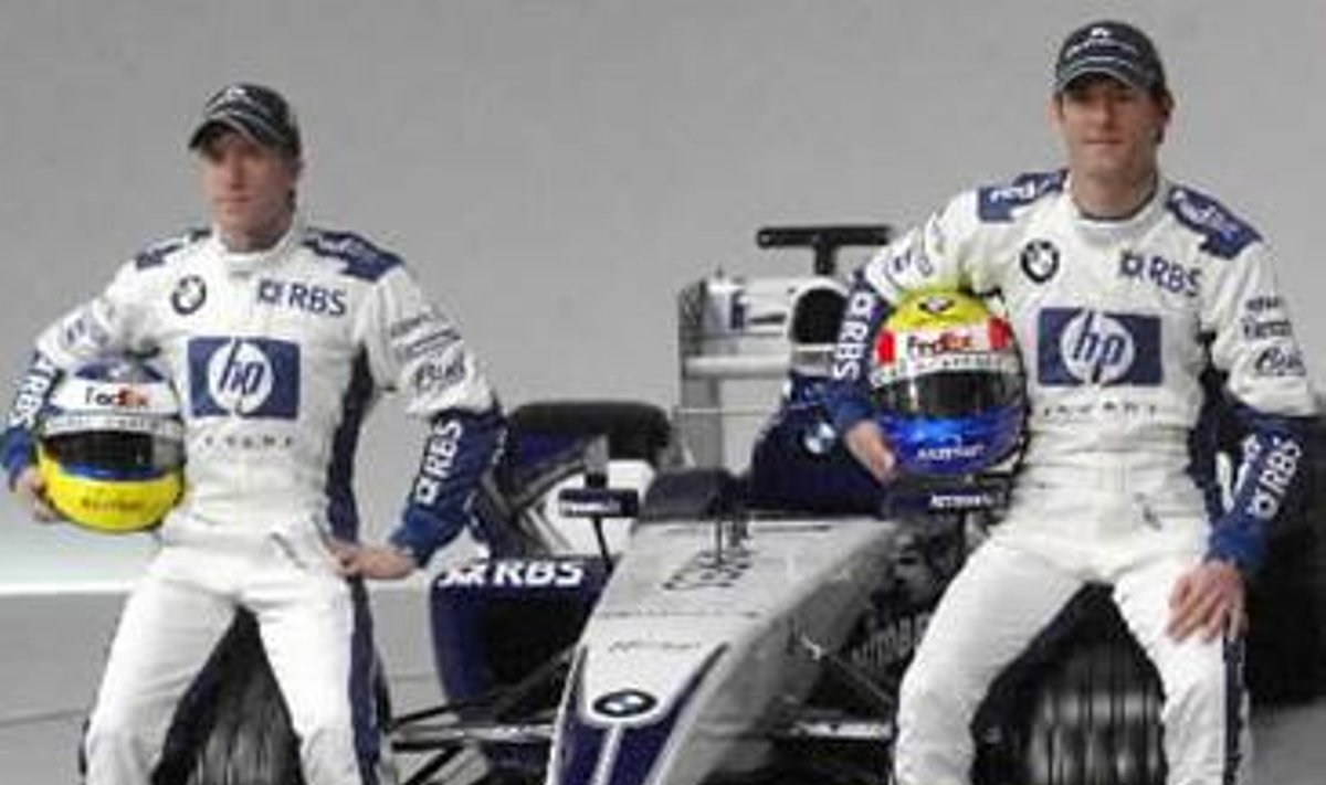 Markas Webberis ir Nickas Heidfeldas ("BMW-Williams")