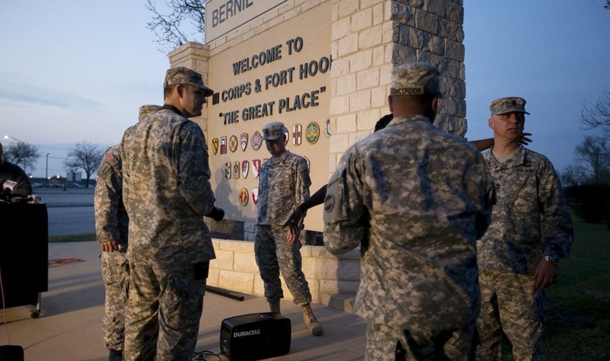 JAV karinėje bazė Fort Hood 