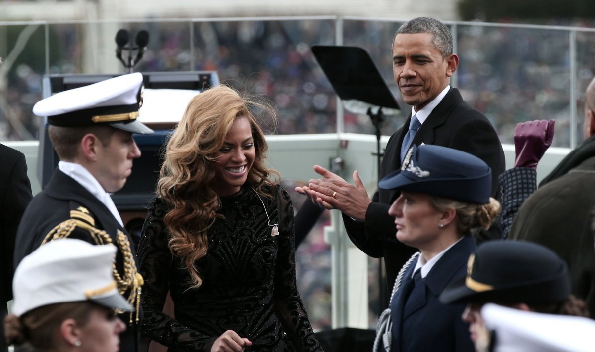 Beyonce per Baracko Obamos inauguracija