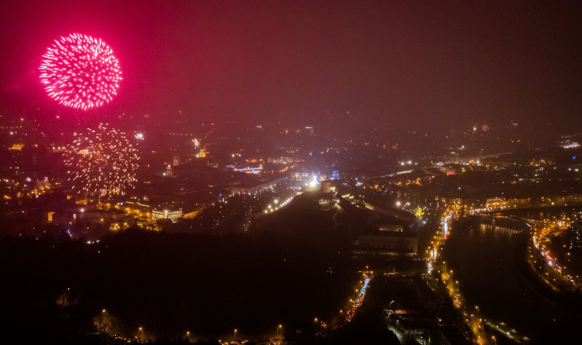 Vilnius sutinka Naujuosius metus 