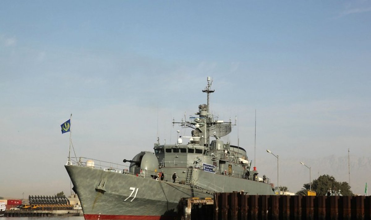 Irano karinis laivas "Alvand"