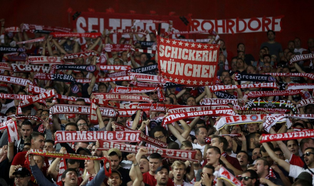 Graikų chuliganai atakavo "Bayern" sirgalius