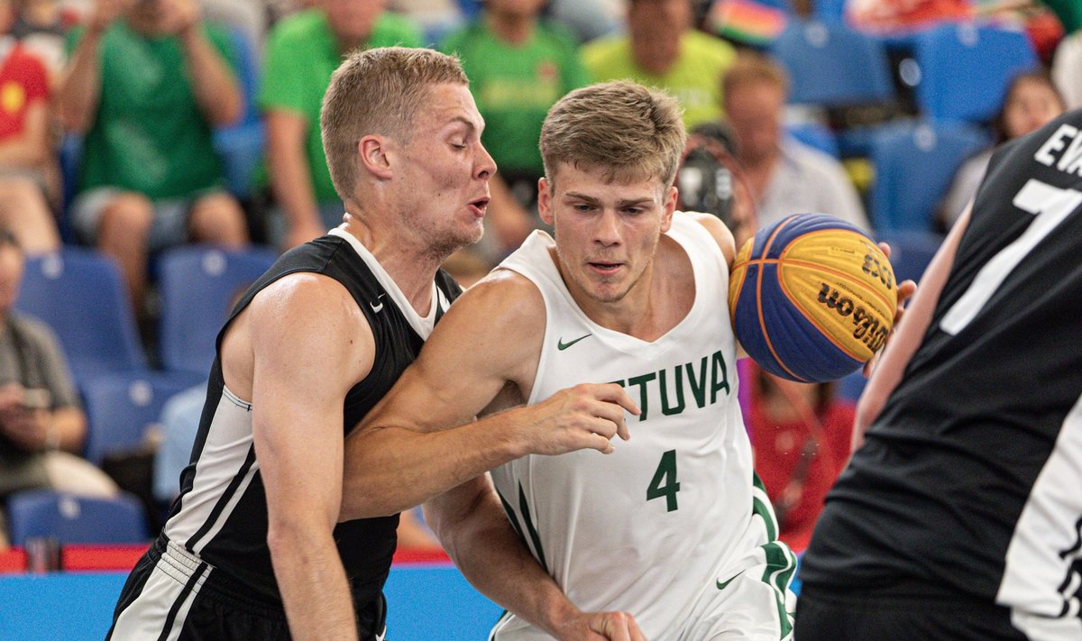 Europos žaidynės: krepšinis 3x3 Lietuva - Estija
