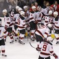 NHL čempionate „Devils“ klubas nutraukė dešimties nelaimėtų rungtynių seriją
