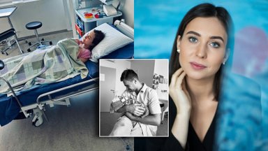 Ką tik pagimdžiusi Fausta Marija Leščiauskaitė paviešino pirmuosius kadrus iš ligoninės