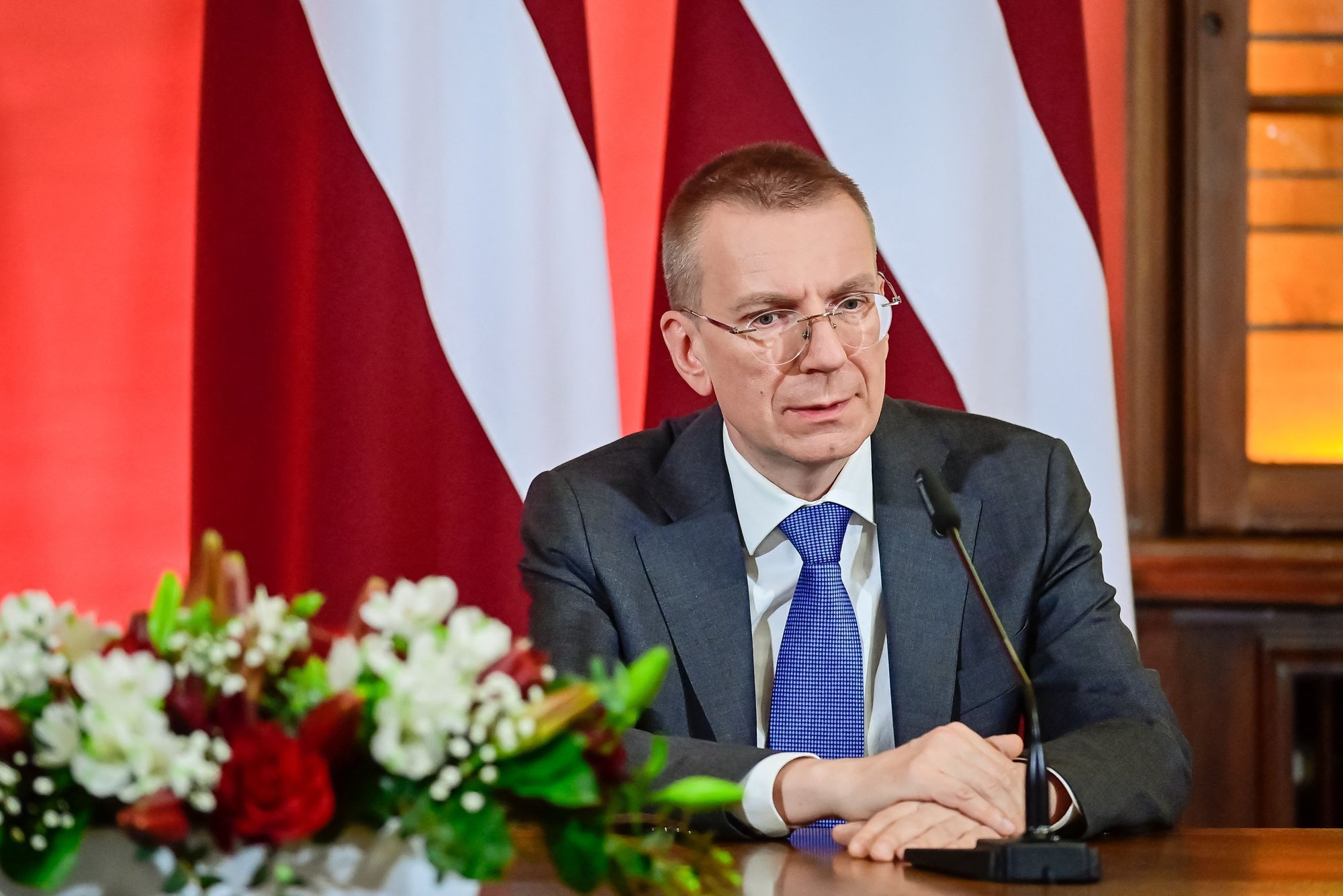 Latvian president calls on army to inform public about measures to