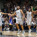 NBA lyderių dvikovoje – sudėtinga „Spurs“ pergalė