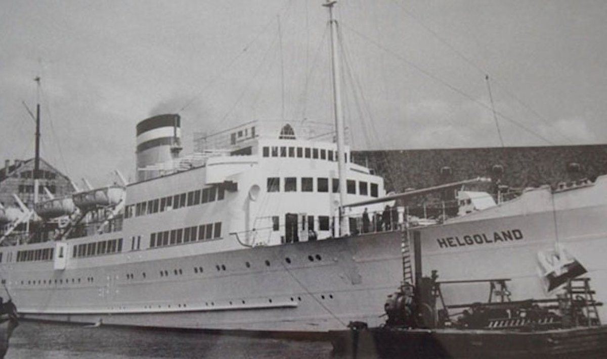 1939 m. P. Lindenau statykla pastatė didžiausią savo laivą Klaipėdoje - keleivinį laivą „Helgoland“ // Vakarų Baltijos laivų statyklos archyvo nuotr.