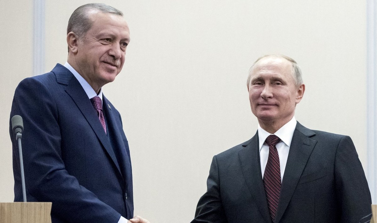 V. Putinas ir R. T. Erdoganas