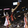 L.Kleizos 17 taškų pergalei NBA lygoje prieš „Heat“ klubą nepakako