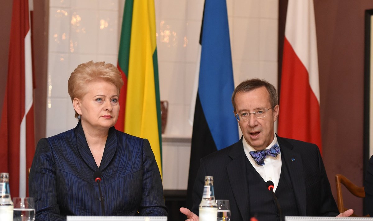 Dalia Grybauskaitė and Toomas Hendrik Ilves