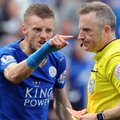 „Leicester“ klubo lyderis J. Vardy apkaltintas teisėjo įžeidimu