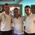 Žalgiriečius aplankė Brazilijos futbolo legenda Zico