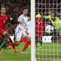 Būsimo Europos čempionato favoričių dvikovoje Anglija namuose įveikė Portugaliją be C. Ronaldo