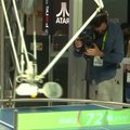 Elektronikos parodoje pristatytas robotas – stalo teniso treneris
