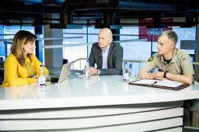 DELFI konferencijoje Vilmantas Graičiūnas ir Justinas Jurčiukonis