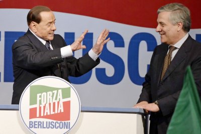 Silvio Berlusconi ir Antonio Tajani