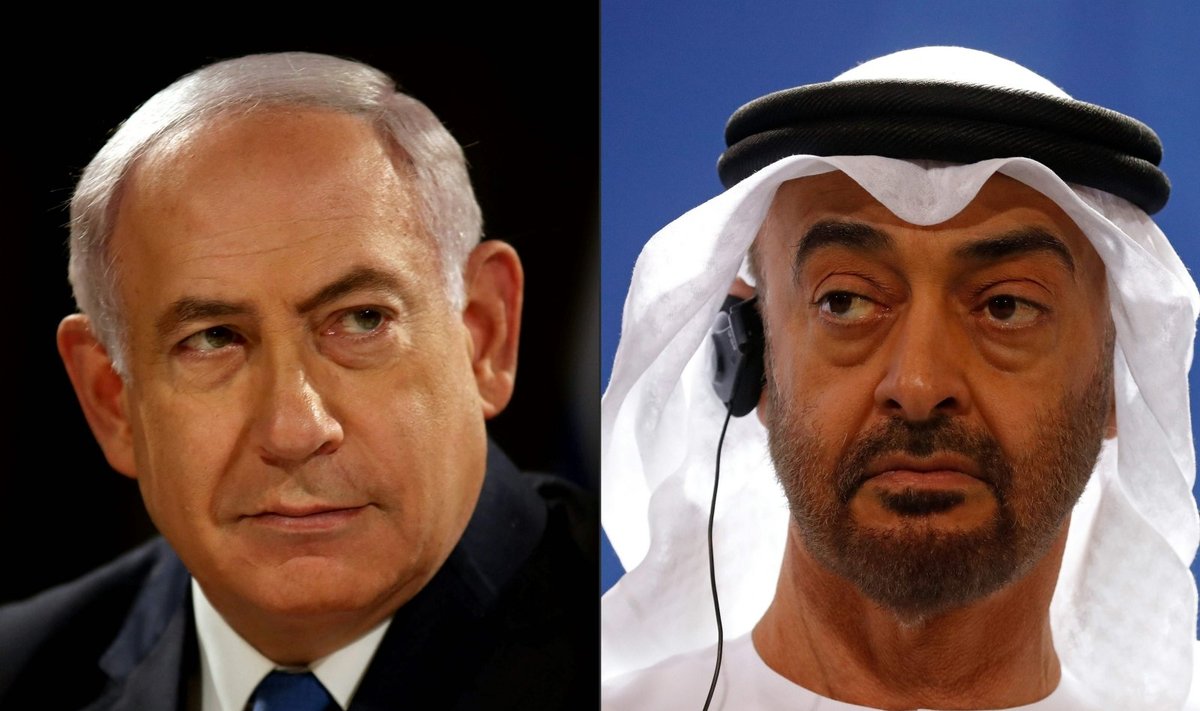 Benjaminas Netanyahu, Mohammedas bin Zayedas