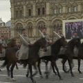 1941 metų parado metinės paminėtos Raudonojoje aikštėje Maskvoje