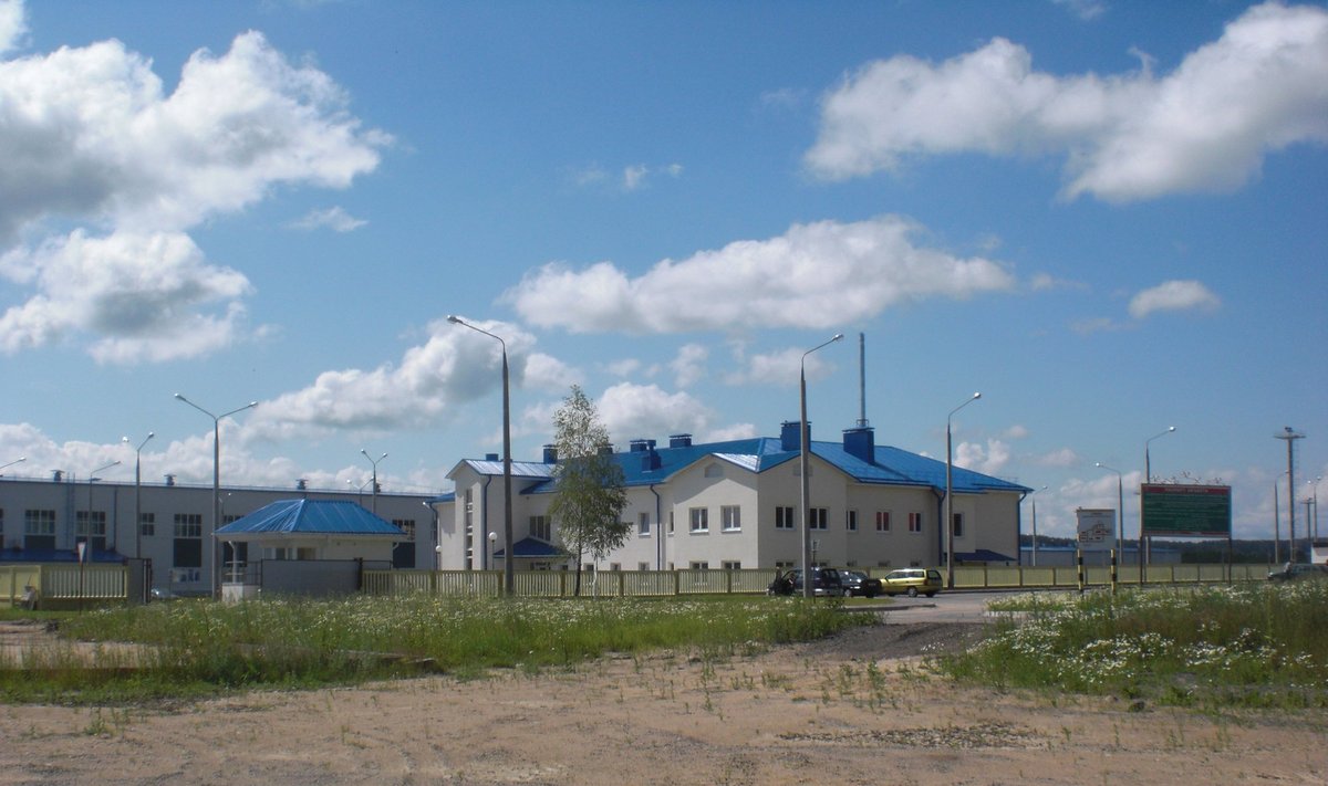 Astravo atominės elektrinės statybų aikštelė (A.Ožarovskij nuotr.)