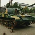 Kinas sukūrė realaus dydžio sovietinio  tanko T62 kopiją
