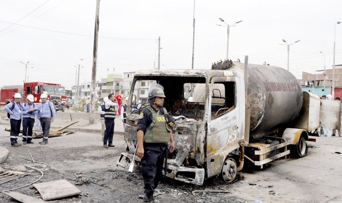 Limoje dujovežio sprogimo aukų padaugėjo iki aštuonių