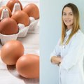 Po naujo salmoneliozės skandalo – medikės komentaras: kaip kiaušinius ruošti ir kur padėti šaldytuve, kad viskas būtų gerai