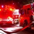 Per didžiulį gaisrą Los Andžele sužeista 11 ugniagesių