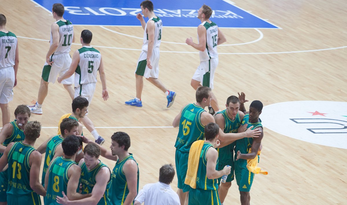 Lietuvos krepšininkai pralaimėjo australams