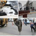 Vilniaus vaizdingoje vietoje – dar viena vandentiekio avarija