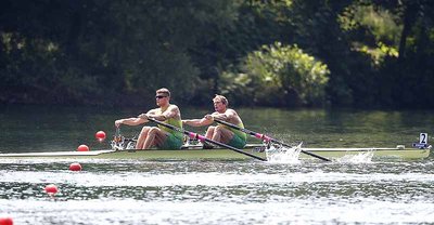 Saulius Ritteris ir Mindaugas Griškonis (worldrowing.com nuotr.)