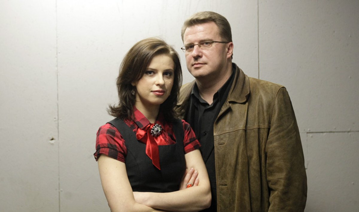 Agnė Petravičienė su vyru